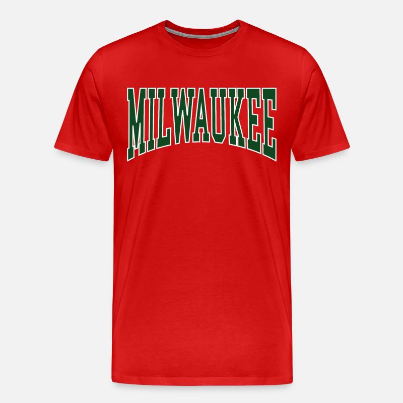 Milwaukee - Männer Premium Bio T-Shirt - Rot