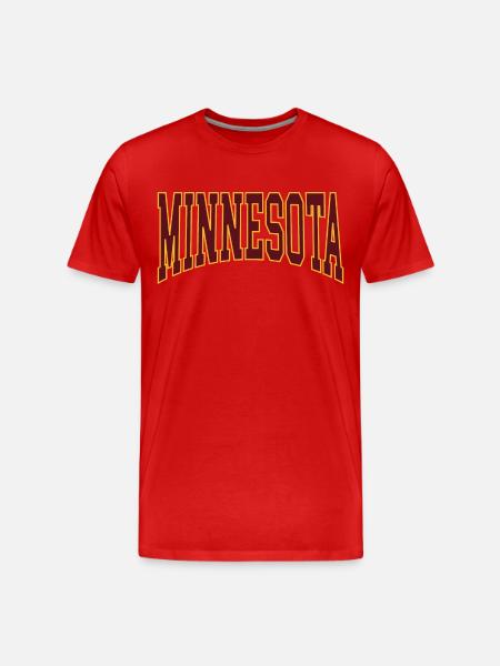 Minnesota - T-shirt bio Premium Homme - rouge