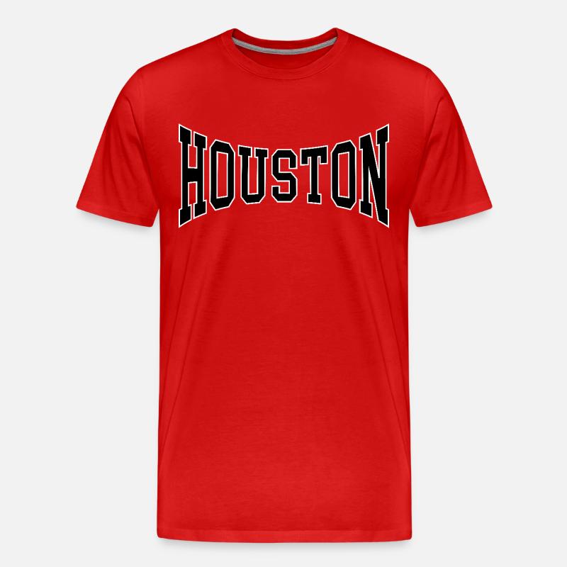 Houston - Männer Premium Bio T-Shirt - Rot
