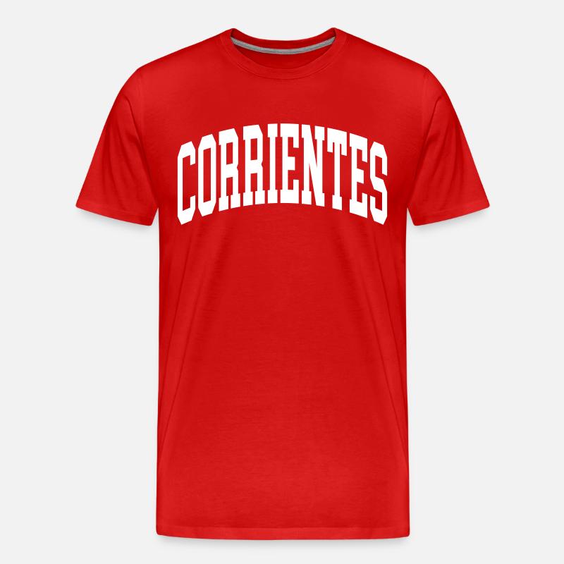Corrientes - Männer Premium Bio T-Shirt - Rot