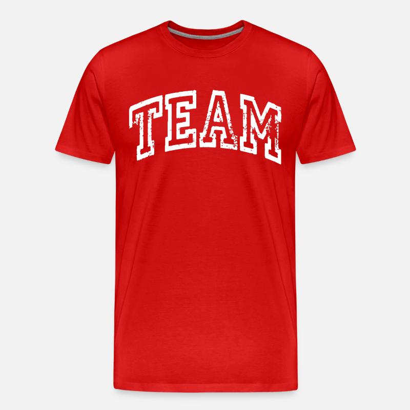 Team - Männer Premium Bio T-Shirt - Rot