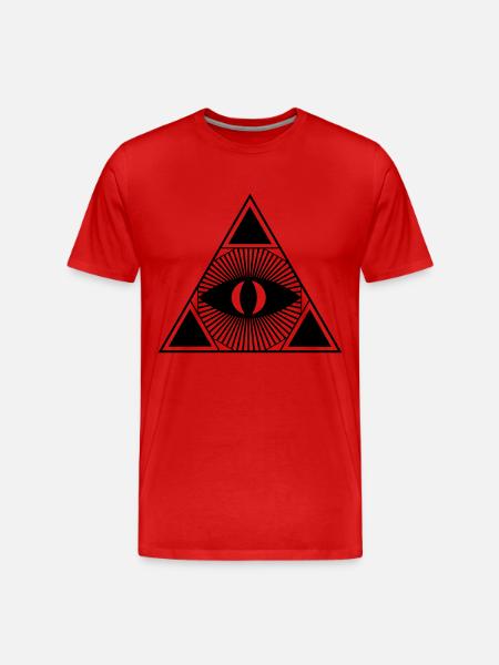 Eye - T-shirt bio Premium Homme - rouge