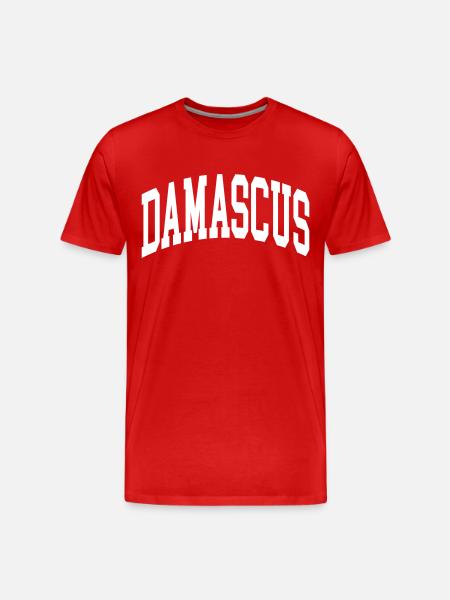 Damascus - Men's Premium Organic T-Shirt - red