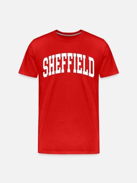 Sheffield - Men's Premium Organic T-Shirt - red