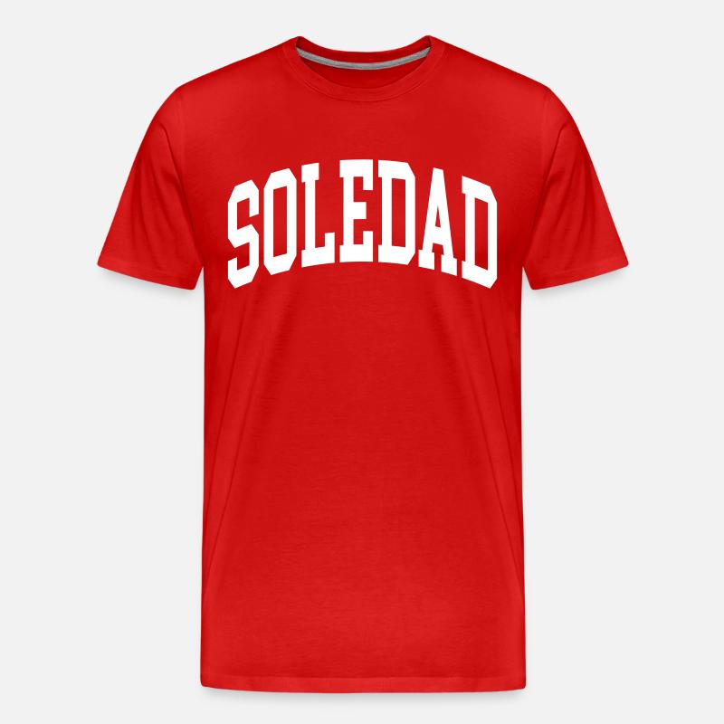 Soledad - Männer Premium Bio T-Shirt - Rot