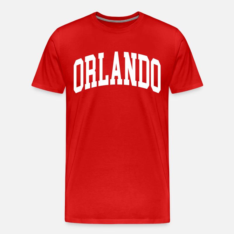 Orlando - Männer Premium Bio T-Shirt - Rot