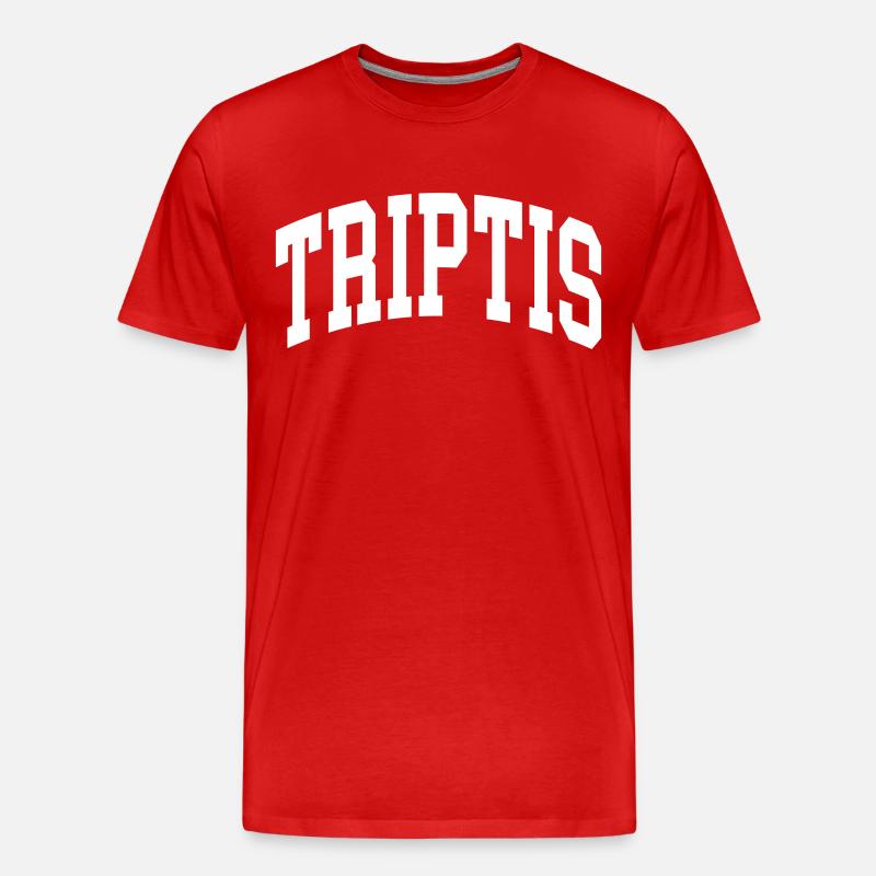 Triptis - Männer Premium Bio T-Shirt - Rot