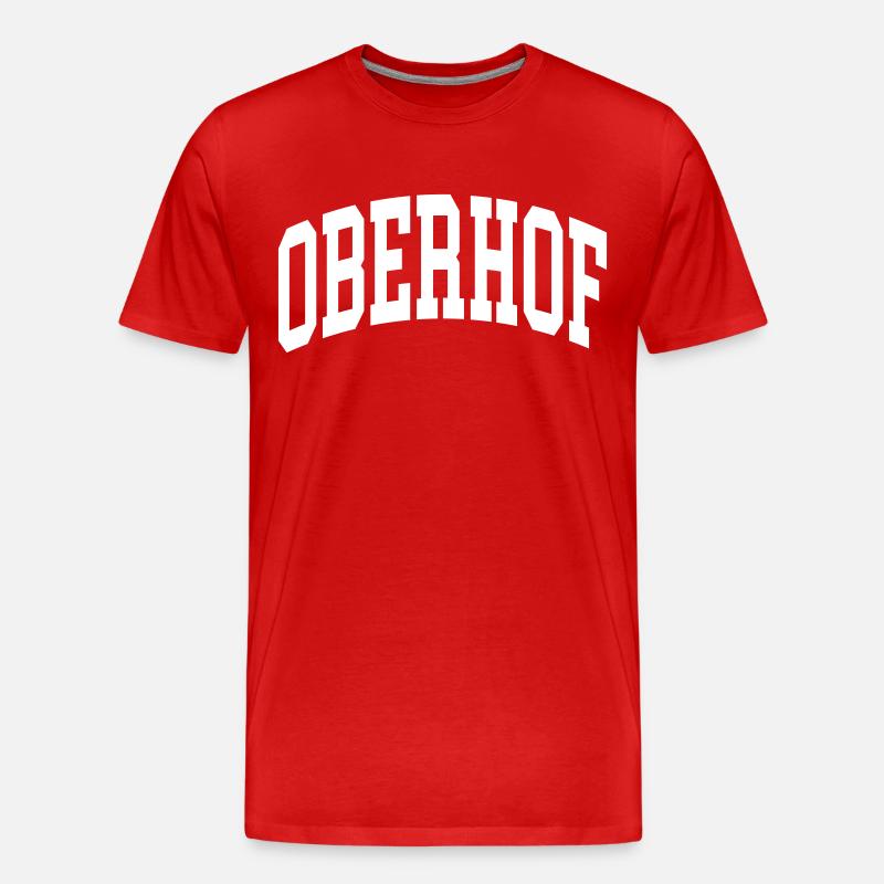 Oberhof - Männer Premium Bio T-Shirt - Rot