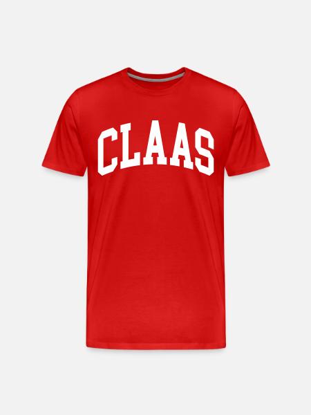 Claas - Men's Premium Organic T-Shirt - red