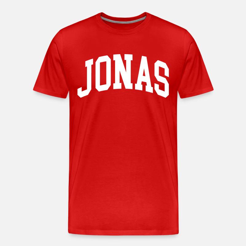 Jonas - Männer Premium Bio T-Shirt - Rot