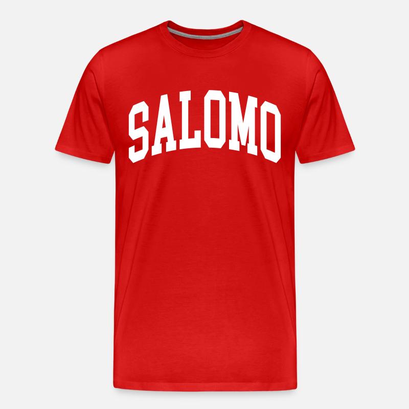 Salomo - Männer Premium Bio T-Shirt - Rot