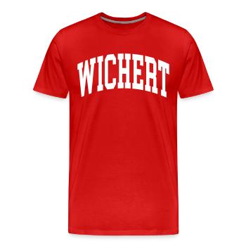 Walters - T-shirt bio Premium Homme - rouge - Devant - Damien (186cm)