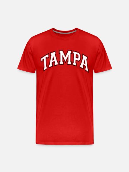 Tampa - Men's Premium Organic T-Shirt - red