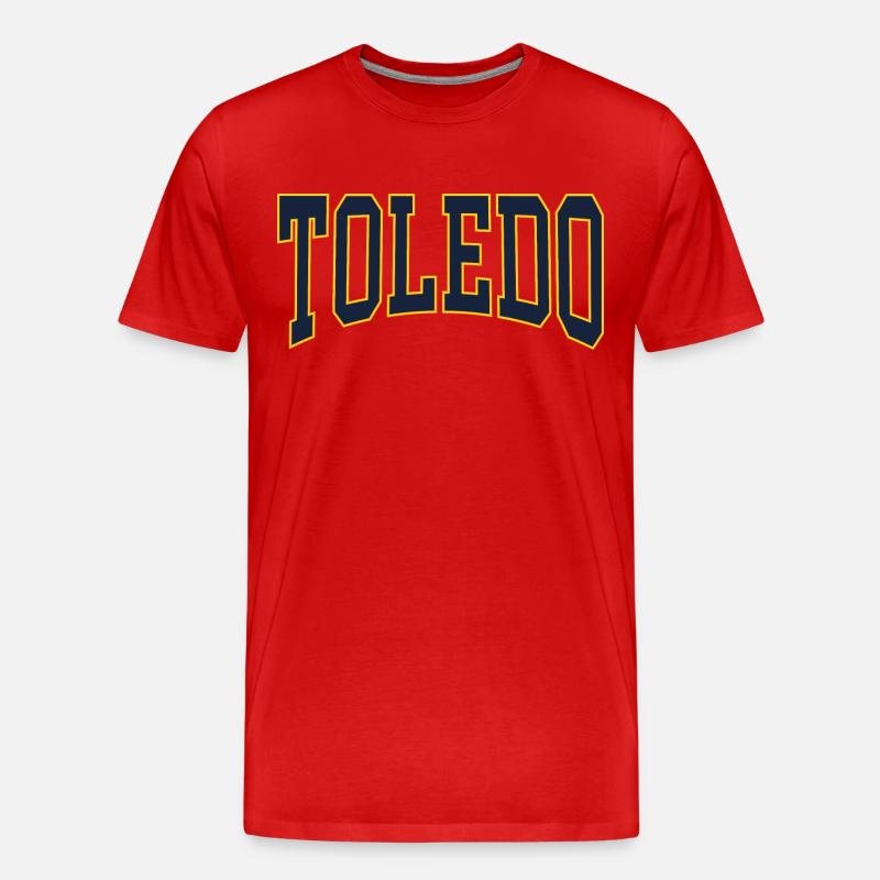 Toledo - Männer Premium Bio T-Shirt - Rot