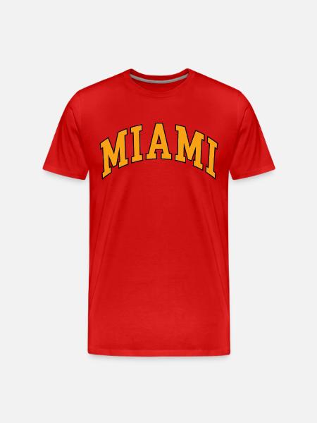 Miami - T-shirt bio Premium Homme - rouge