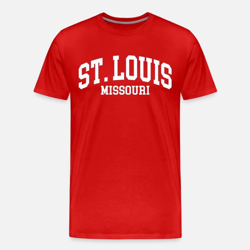 St. Louis - Männer Premium Bio T-Shirt - Rot