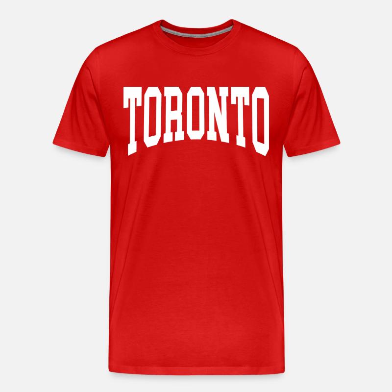 Toronto - Männer Premium Bio T-Shirt - Rot