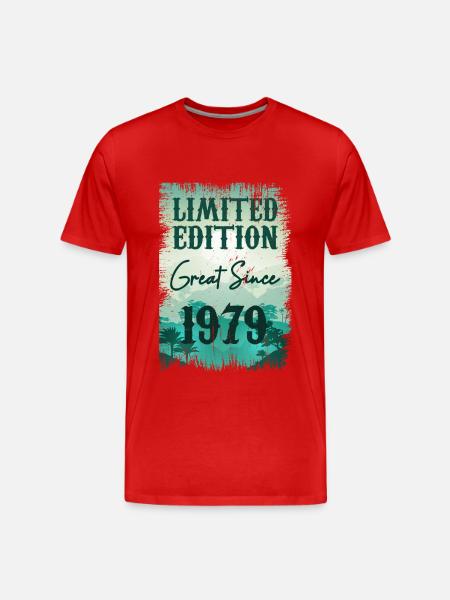 Einzigartig seit 1979 - Männer Premium Bio T-Shirt - Rot