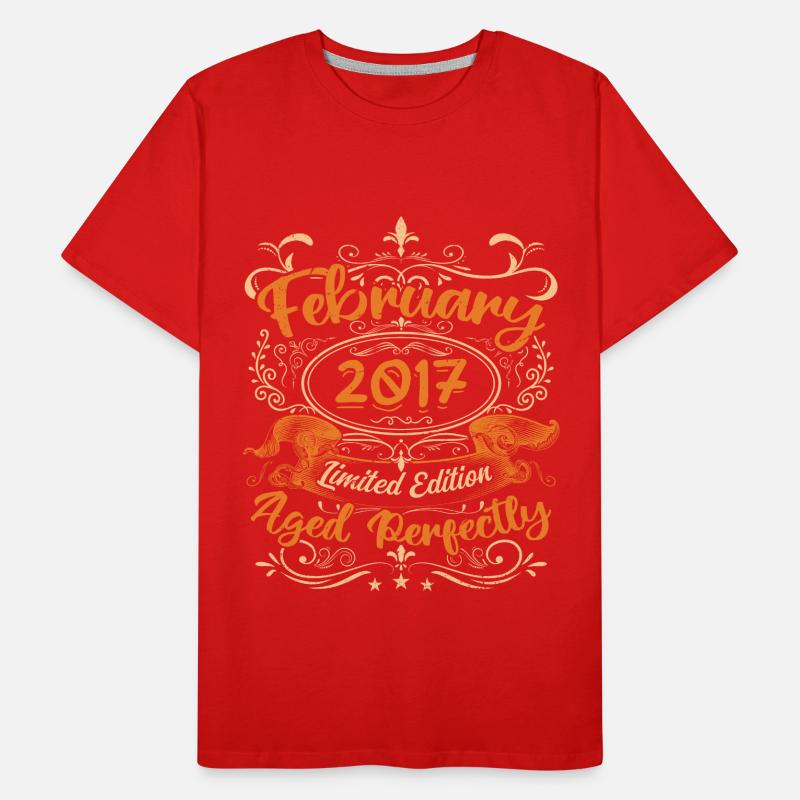 February 2017 | Aged Perfectly Men's Premium Organic T-Shirt