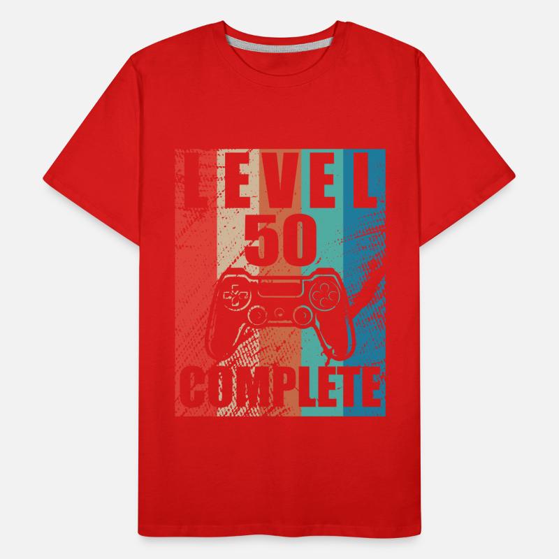 Level 50 complete Men's Premium Organic T-Shirt