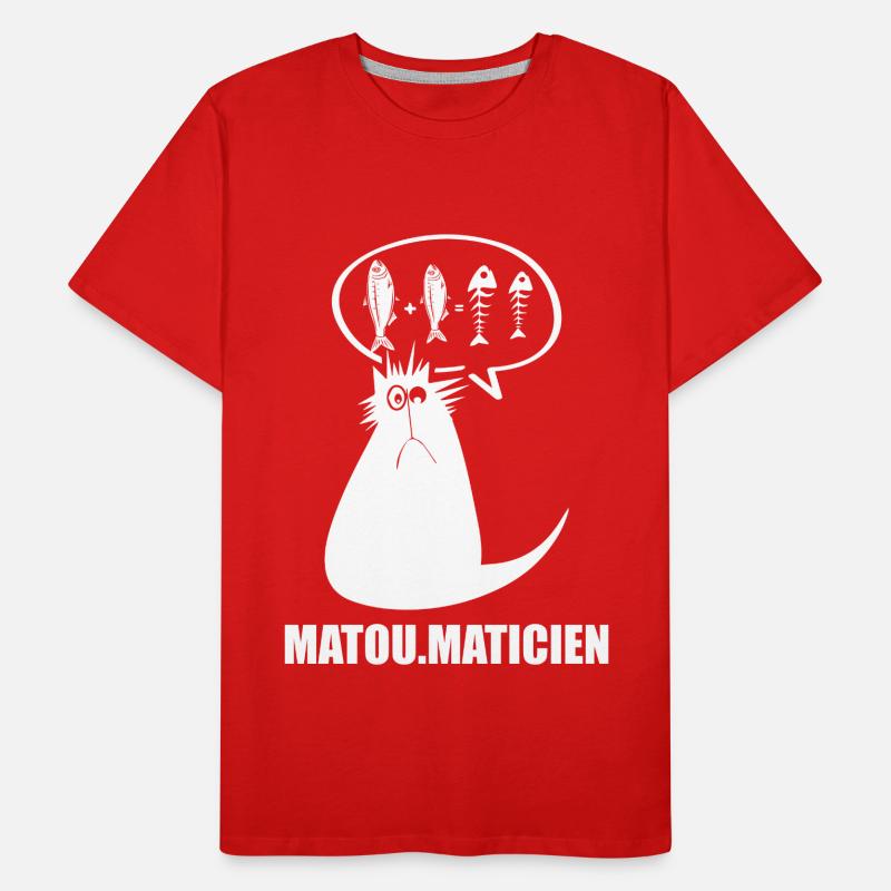 mathématiques, mathématicien, fan de math T-shirt bio Premium Homme