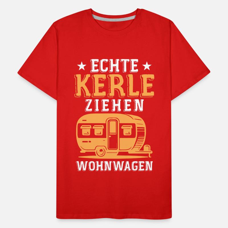 Real guys pull caravan Men's Premium Organic T-Shirt