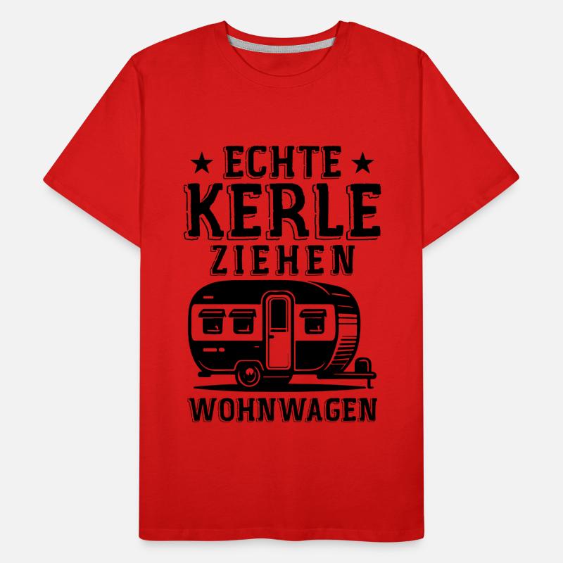 Real guys pull caravan Men's Premium Organic T-Shirt