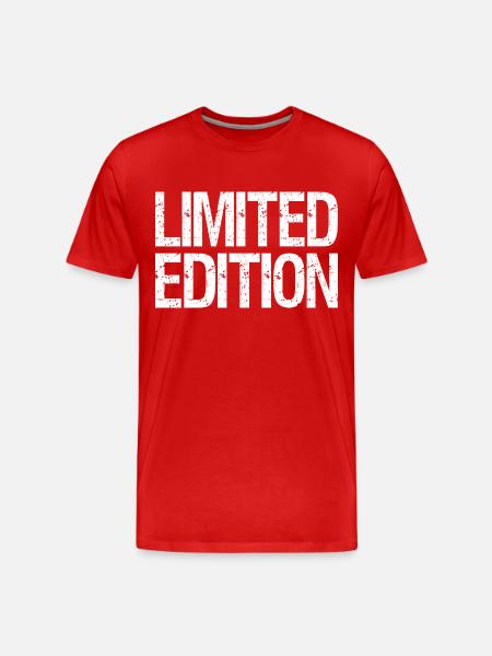 Limited Edition - Männer Premium Bio T-Shirt - Rot
