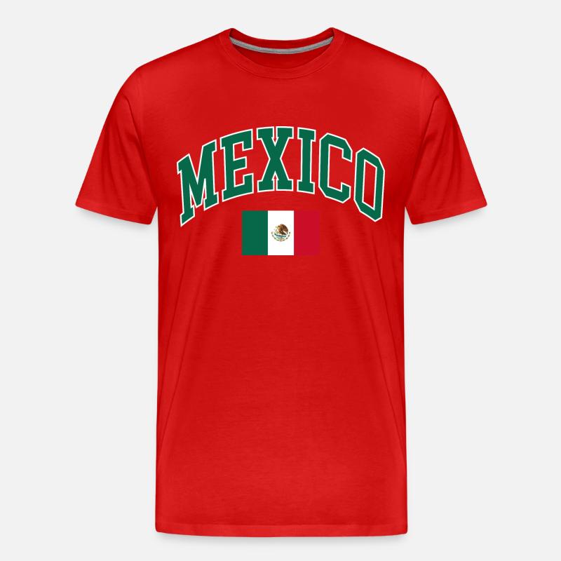 Mexico - Männer Premium Bio T-Shirt - Rot