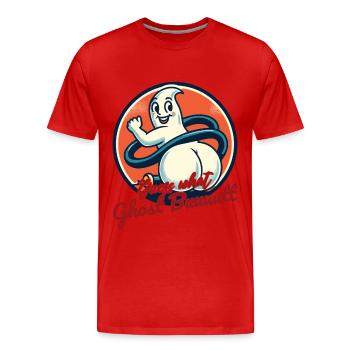Halloween Kostüm Gespenstische Party Geister - Männer Premium Bio T-Shirt - Rot - Vorne - Damien (186cm)