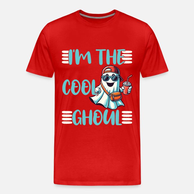 Ich Bin Der Coole Geist - Männer Premium Bio T-Shirt - Rot