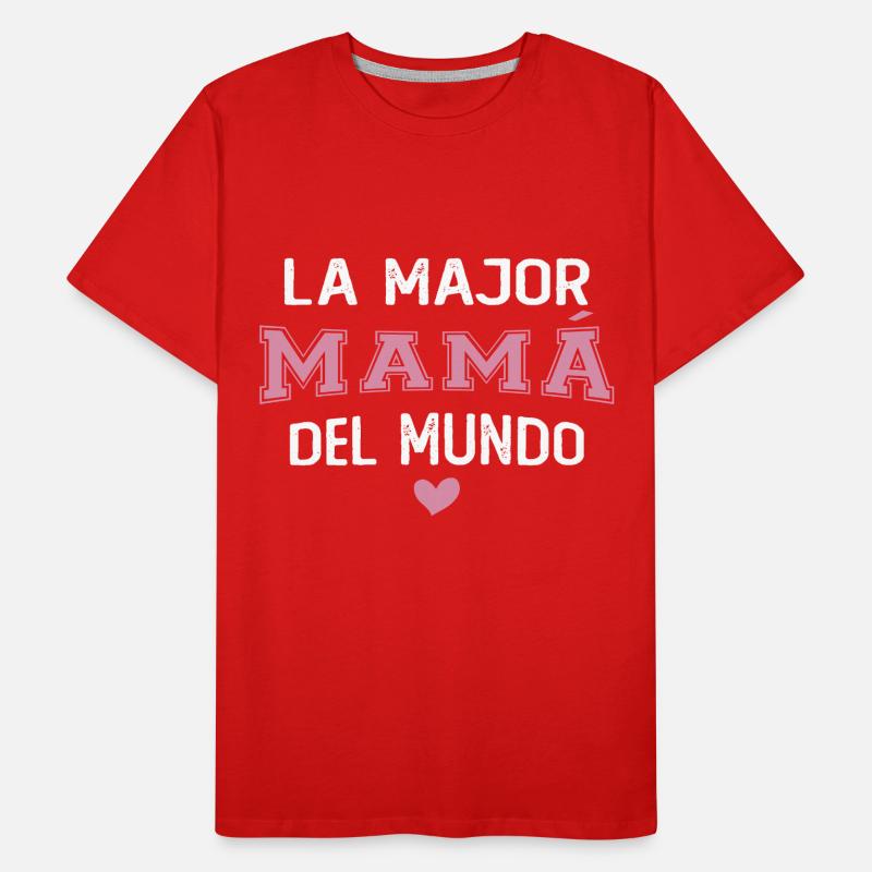 Die beste Mama der Welt Muttertag Männer Premium Bio T-Shirt