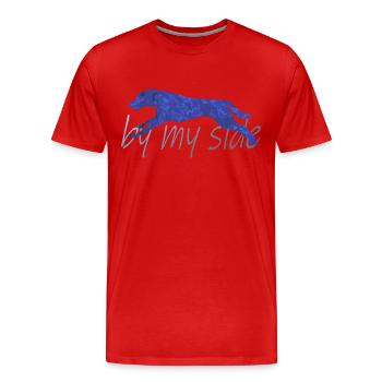 Hund Hund - Männer Premium Bio T-Shirt - Rot - Vorne - Damien (186cm)