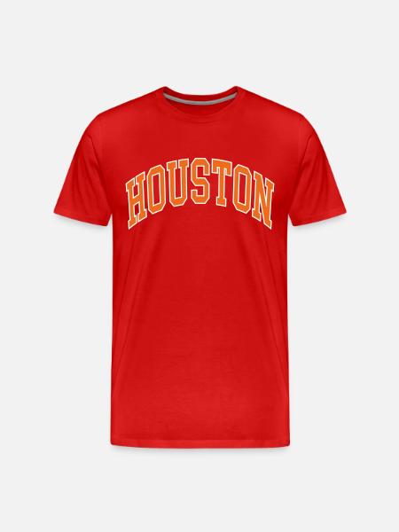 Houston - Men's Premium Organic T-Shirt - red