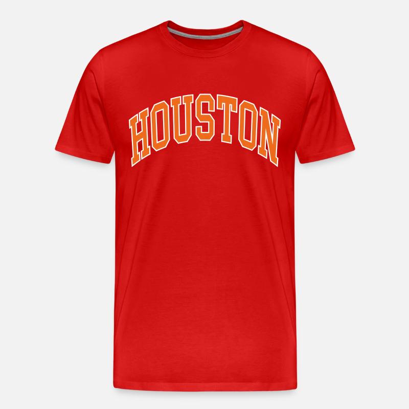 Houston - Männer Premium Bio T-Shirt - Rot