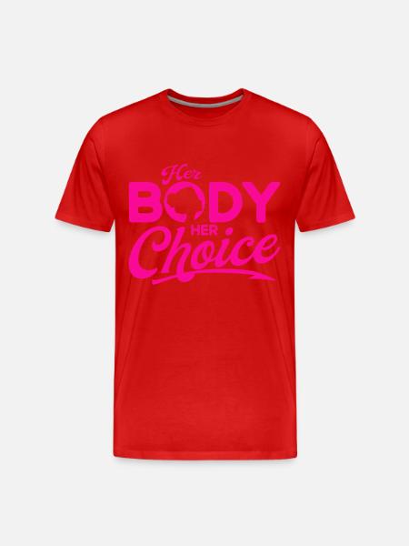 Women's rights Equal rights - Men's Premium Organic T-Shirt - red