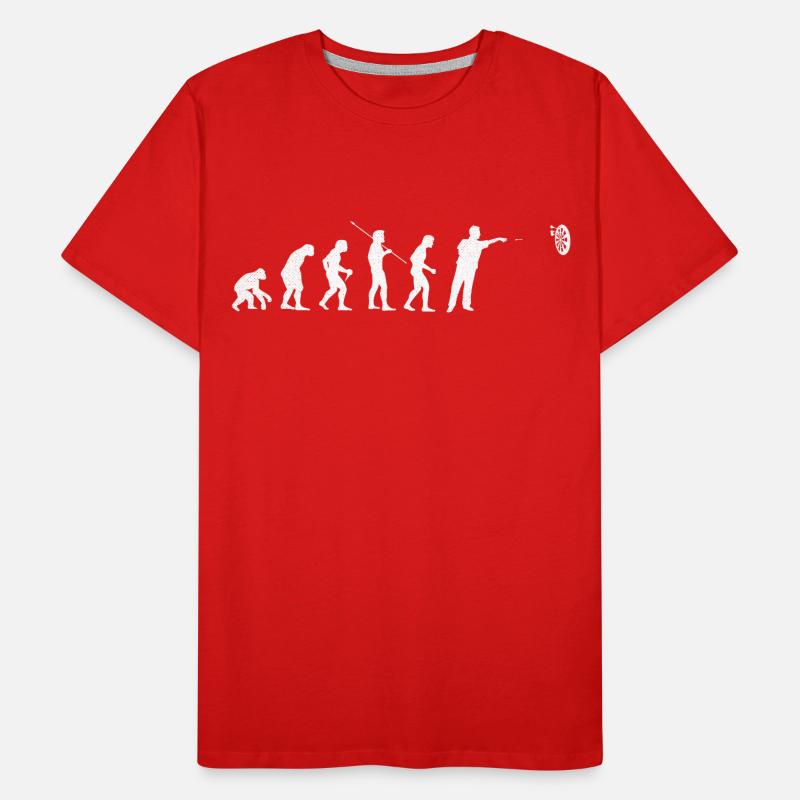 Darts Evolution Darts Player Darts Darts Gift Men's Premium Organic T-Shirt