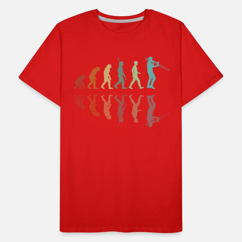 Trombonist Evolution Men's Premium Organic T-Shirt