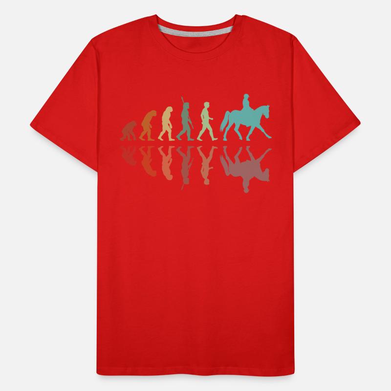 Evolution Équitation T-shirt bio Premium Homme