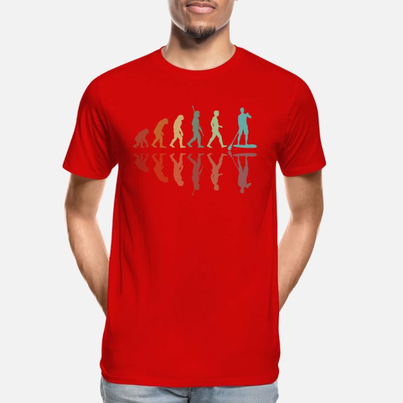 Paddleboard Evolution Men's Premium Organic T-Shirt