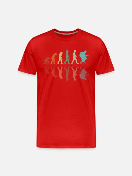 Guitar Development - Men's Premium Organic T-Shirt - red