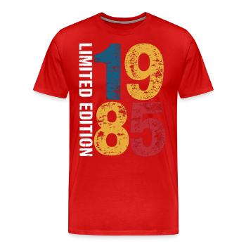 Legend 1985 40th Birthday Gifts for Men Women 40 Y - T-shirt bio Premium Homme - rouge - Devant - Damien (186cm)