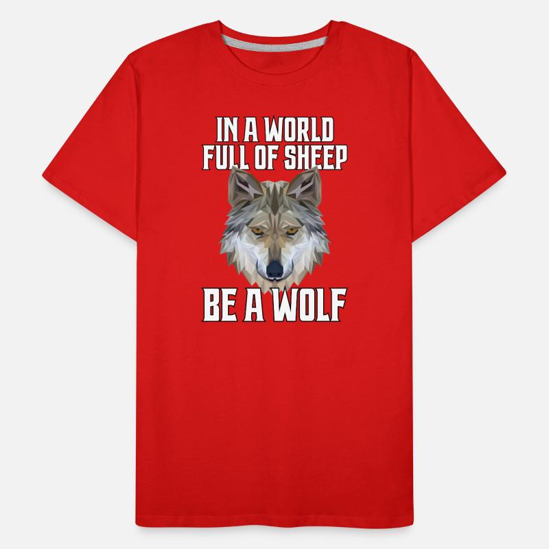 Polygone du loup T-shirt bio Premium Homme