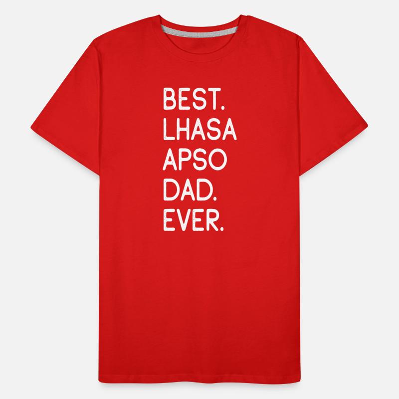 Lhasa Apso Men's Premium Organic T-Shirt