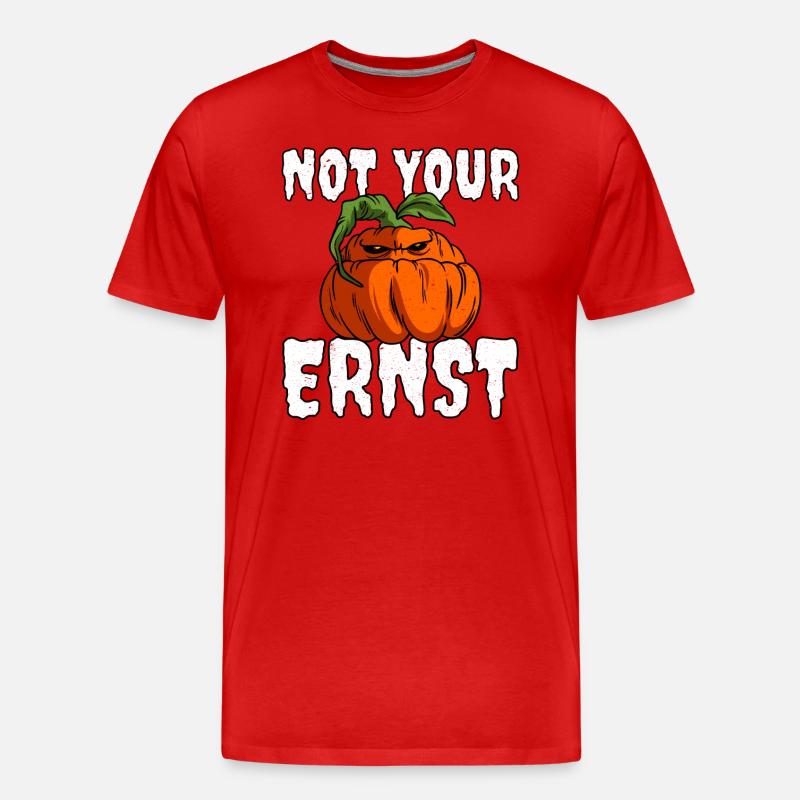 Not Your Ernst - Männer Premium Bio T-Shirt - Rot