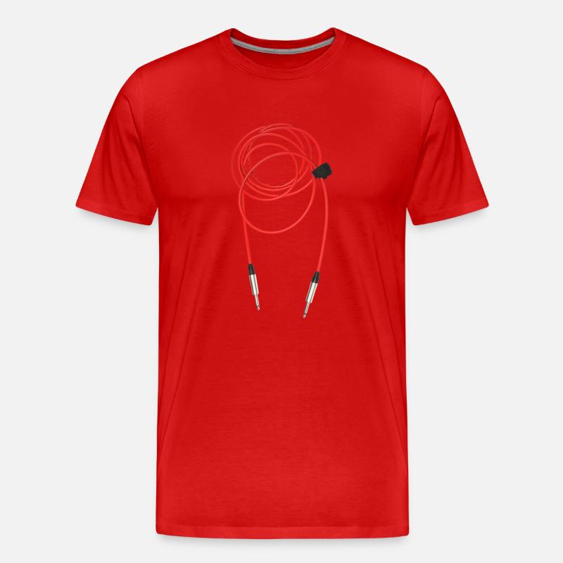 Red Cable - Männer Premium Bio T-Shirt - Rot