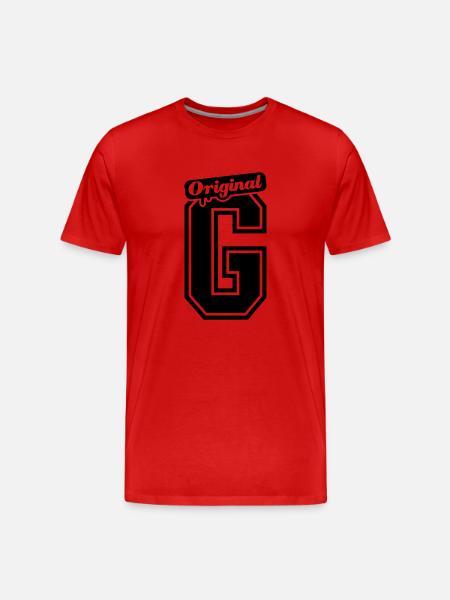original_g_f1 - Männer Premium Bio T-Shirt - Rot