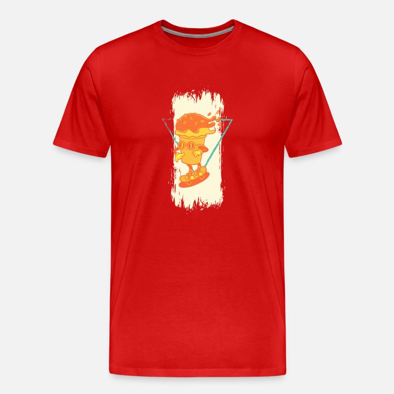 CoolCup - Männer Premium Bio T-Shirt - Rot