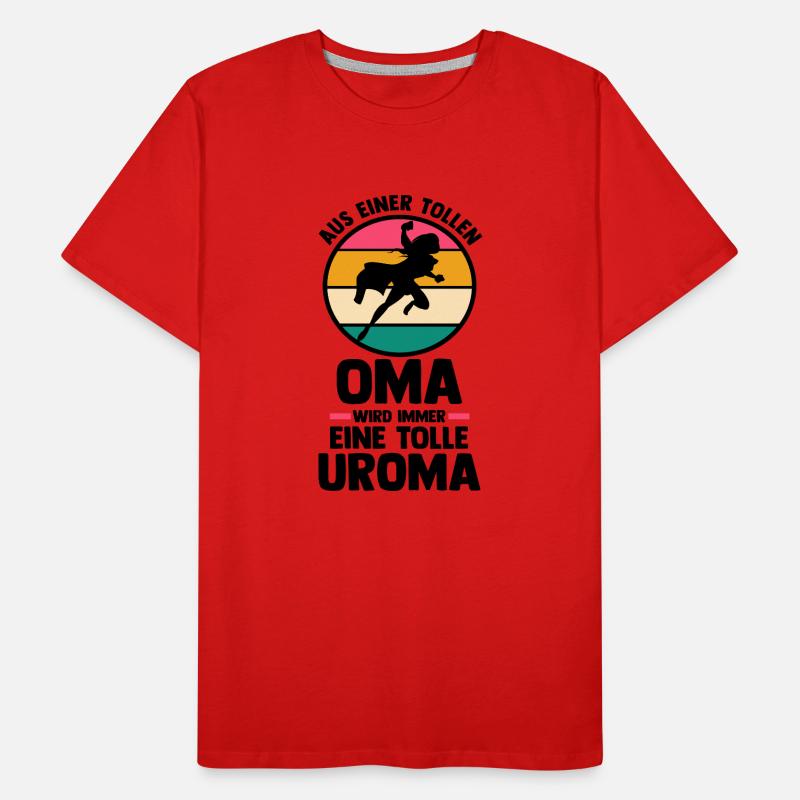 Mutter Mama Großmutter Oma Männer Premium Bio T-Shirt
