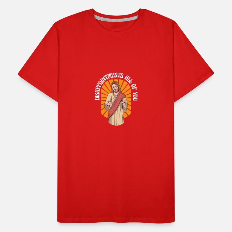 Déceptions à tous drôle Jesus Facepalm T-shirt bio Premium Homme